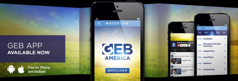 The GEB America app is available now for Android and iOS